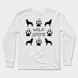 Wildlife gifts, coyote, design, Call of the Wild Long Sleeve T-Shirt